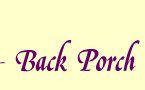 Back Porch