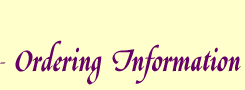 Ordering Information